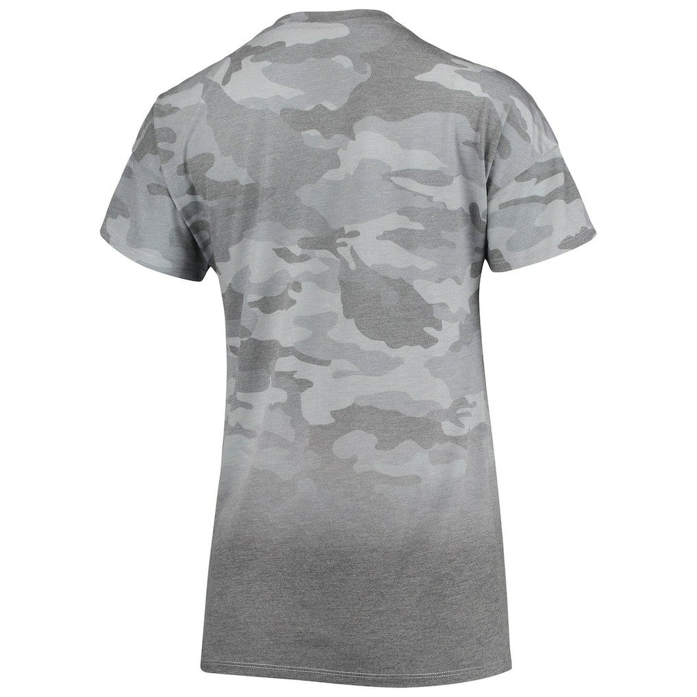 Las Vegas Raiders  Juniors Beth Camo Dip-Dye T-Shirt