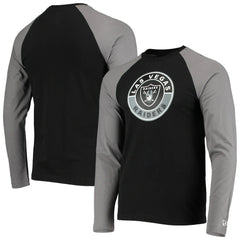 Las Vegas Raiders New Era League Raglan Long Sleeve T-Shirt