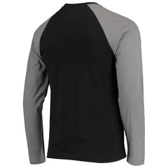 Las Vegas Raiders New Era League Raglan Throwback Long Sleeve T-Shirt