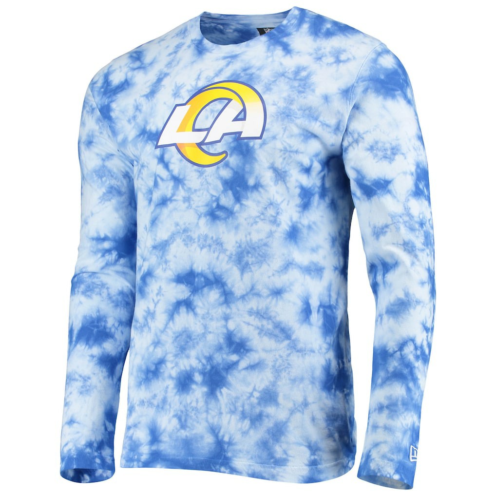 Los Angeles Rams New Era Tie-Dye Long Sleeve T-Shirt