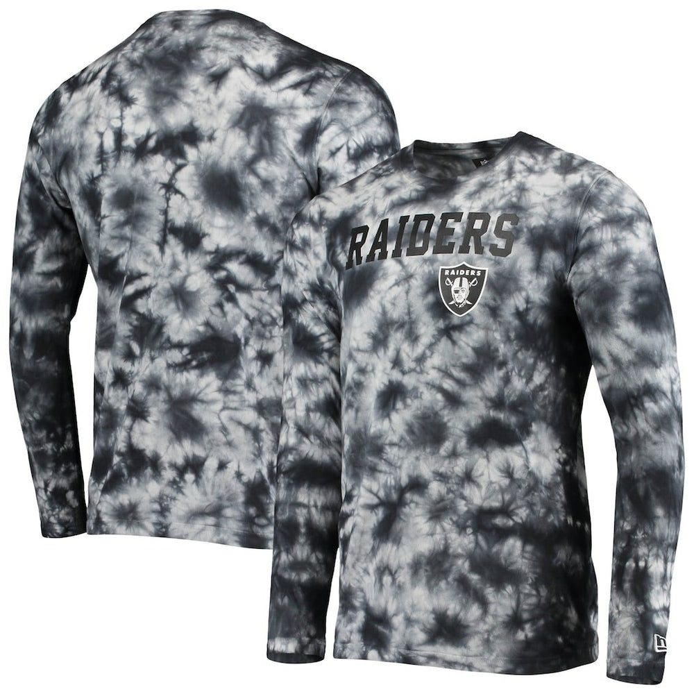 Las Vegas Raiders New Era Tie-Dye Long Sleeve T-Shirt