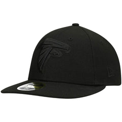 Atlanta Falcons New Era Black on Black Low Profile 59FIFTY II Fitted Hat