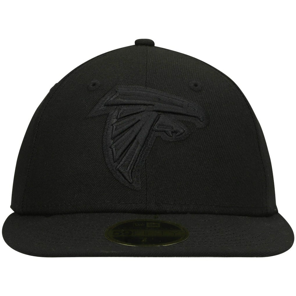 Atlanta Falcons New Era Black on Black Low Profile 59FIFTY II Fitted Hat