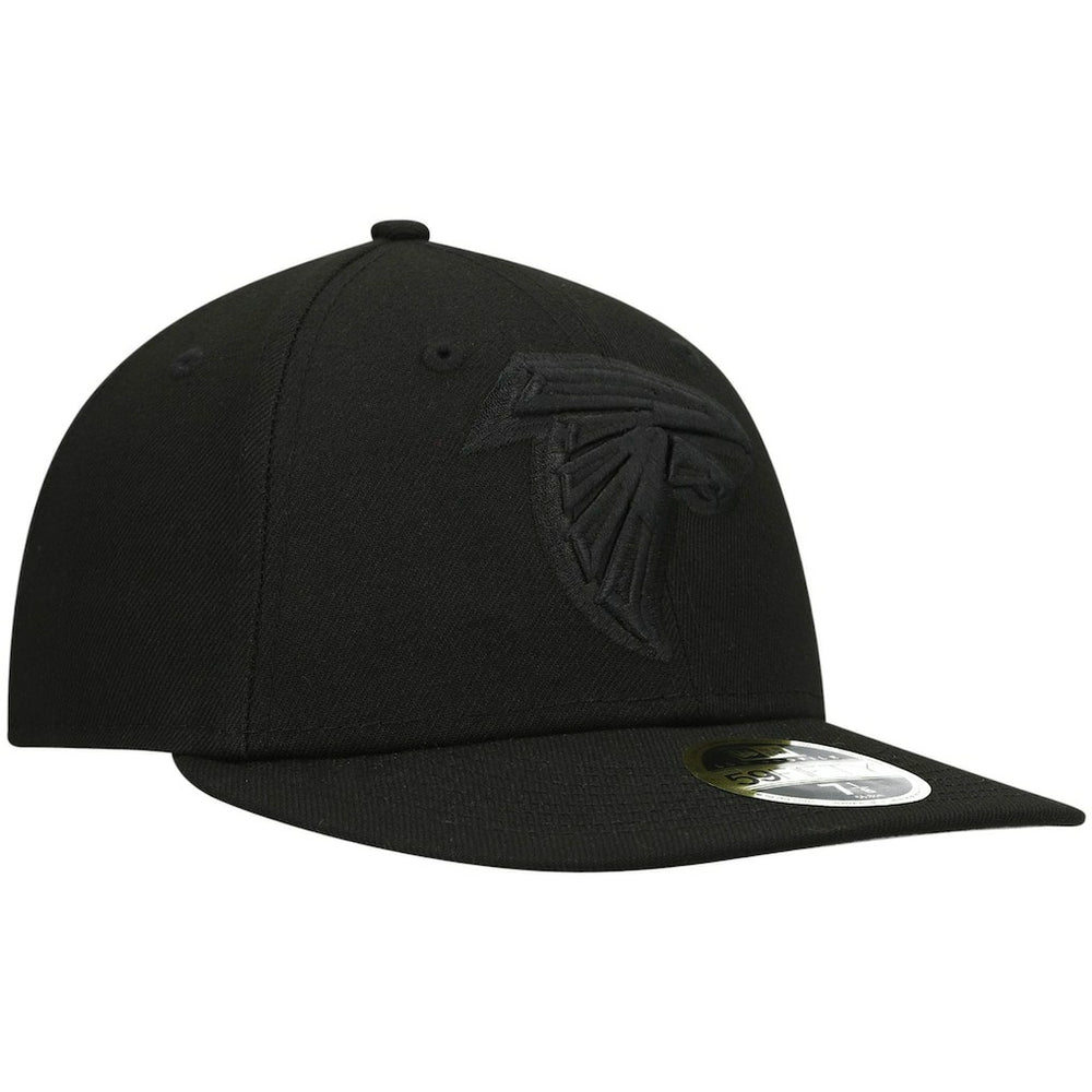 Atlanta Falcons New Era Black on Black Low Profile 59FIFTY II Fitted Hat