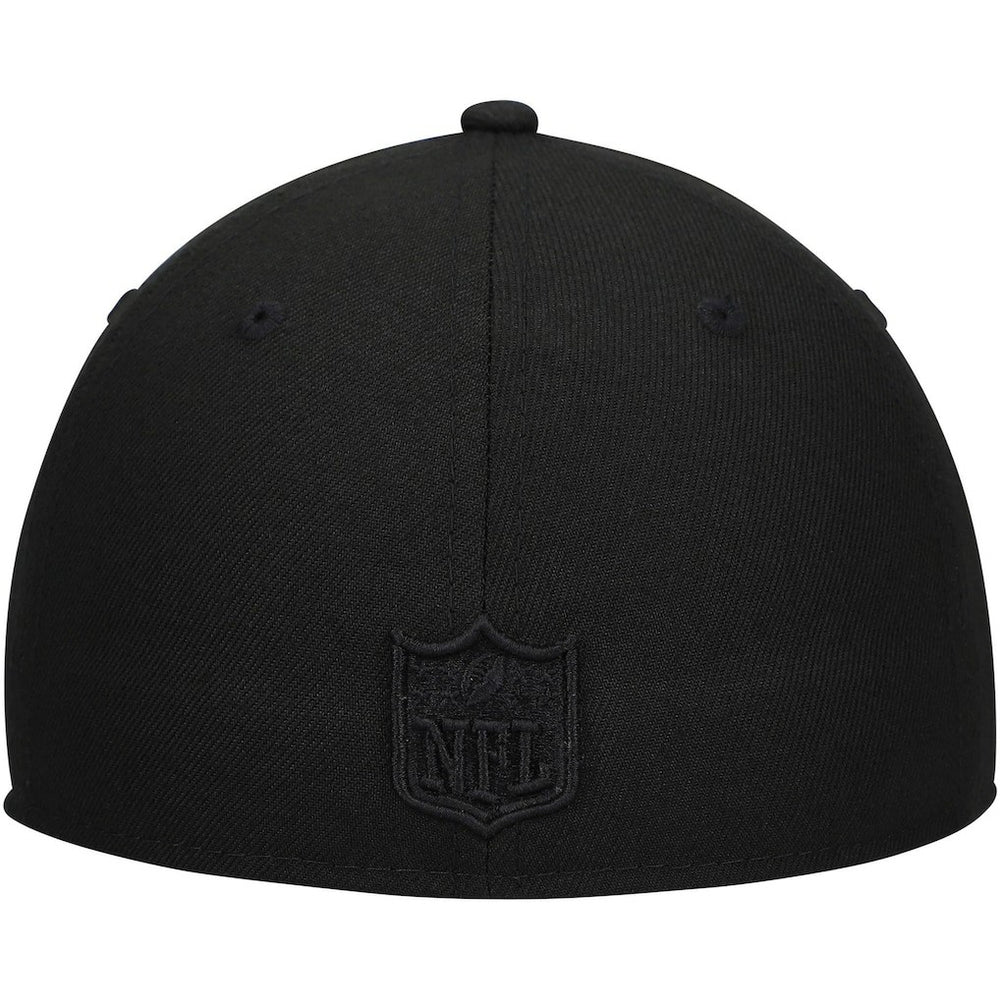 Detroit Lions New Era Black on Black Low Profile 59FIFTY II Fitted Hat