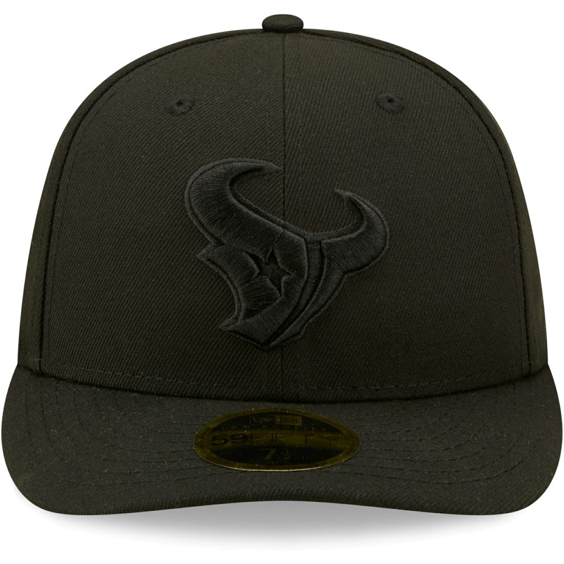 Houston Texans New Era Black on Black Low Profile 59FIFTY II Fitted Hat