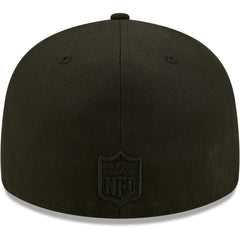 Houston Texans New Era Black on Black Low Profile 59FIFTY II Fitted Hat