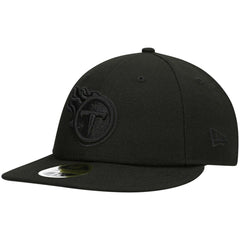 Tennessee Titans New Era Black on Black Low Profile 59FIFTY II Fitted Hat