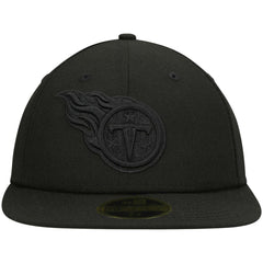 Tennessee Titans New Era Black on Black Low Profile 59FIFTY II Fitted Hat