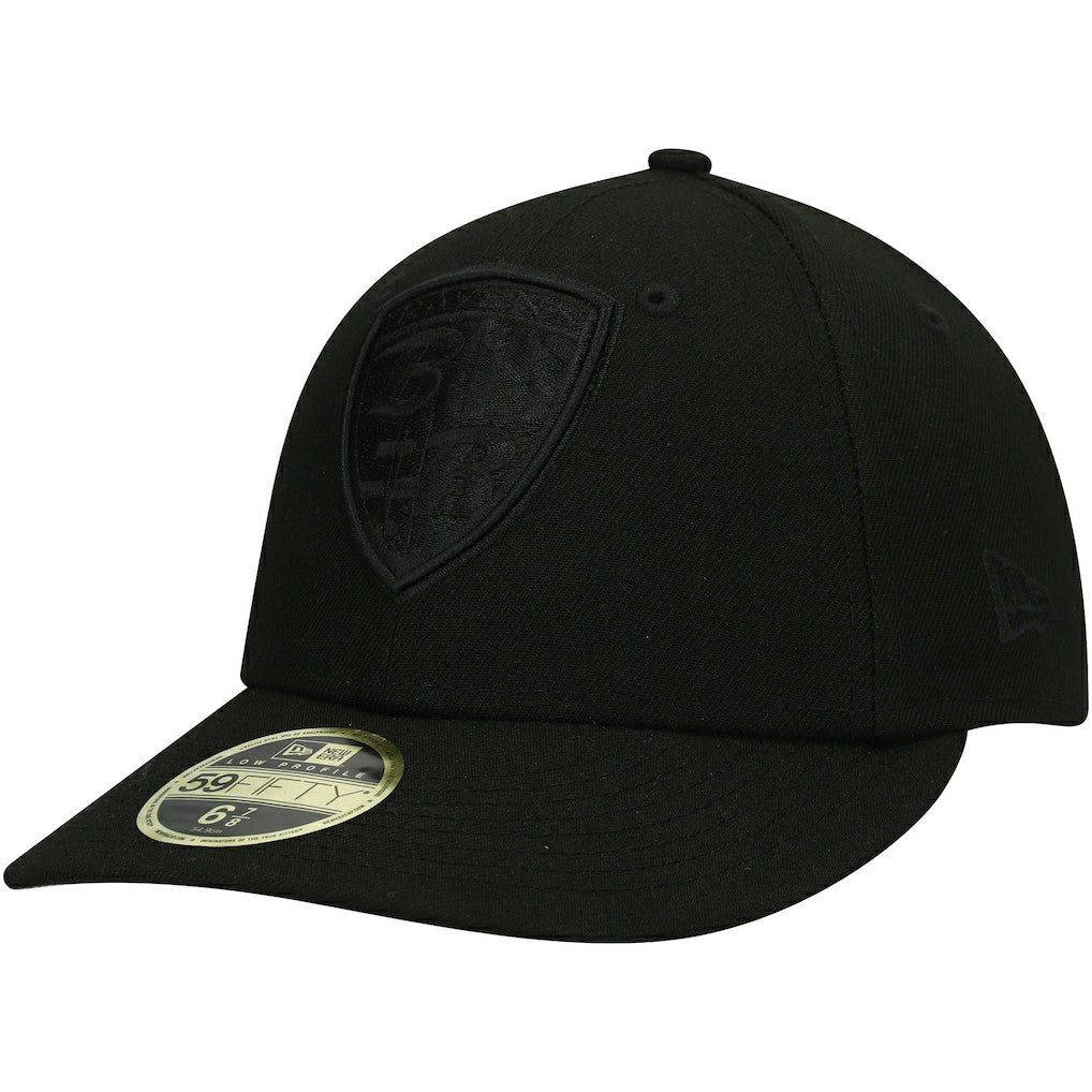 Baltimore Ravens New Era Black on Black Low Profile 59FIFTY II Fitted Hat