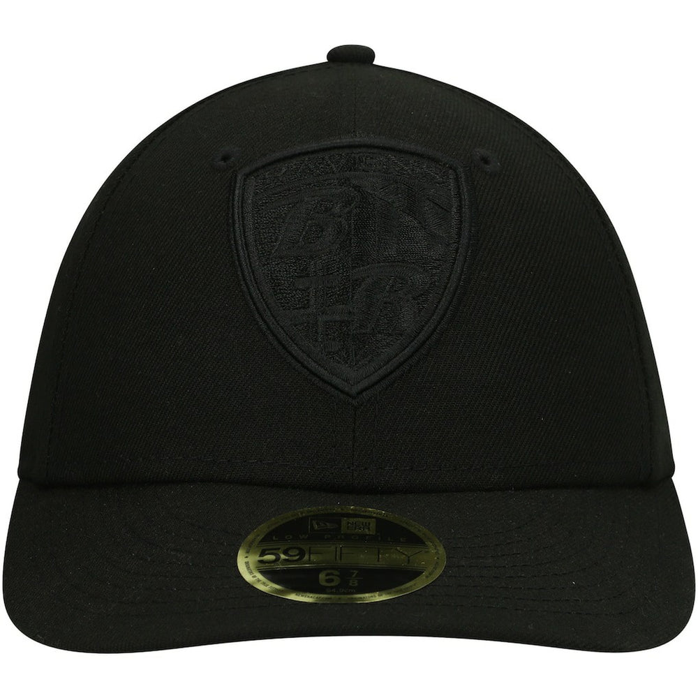 Baltimore Ravens New Era Black on Black Low Profile 59FIFTY II Fitted Hat