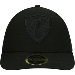 Baltimore Ravens New Era Black on Black Low Profile 59FIFTY II Fitted Hat