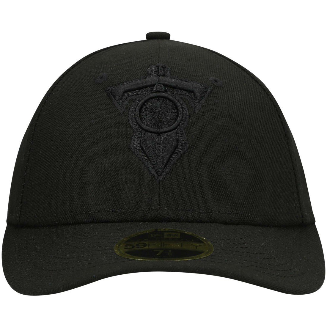 Tennessee Titans New Era Alternate Logo Black on Black Low Profile 59FIFTY II Fitted Hat