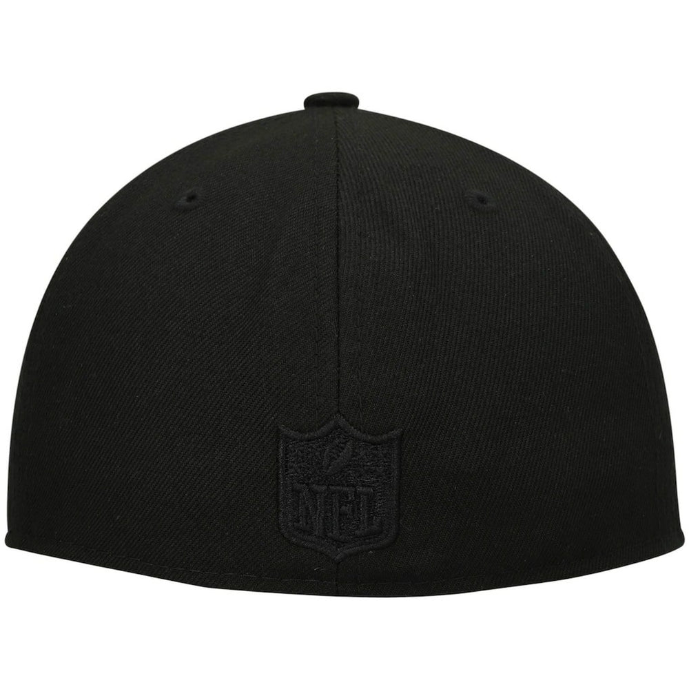 New Orleans Saints New Era Historic Logo Black on Black Low Profile 59FIFTY II Fitted Hat