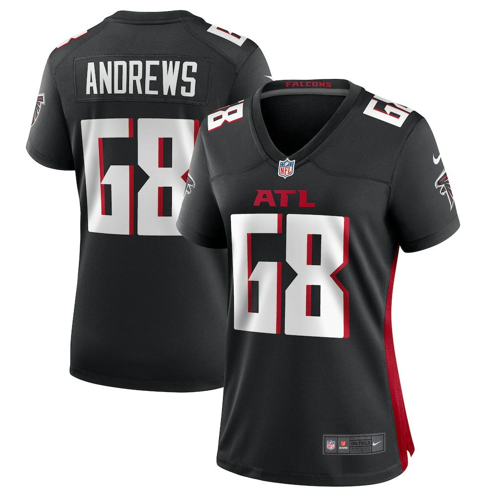 Atlanta Falcons Nike Josh Andrews  Women's Game Player Jersey