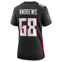 Atlanta Falcons Nike Josh Andrews  Women's Game Player Jersey