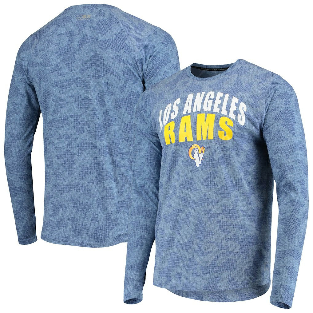 Los Angeles Rams  MSX by Michael Strahan Camo Performance Long Sleeve T-Shirt