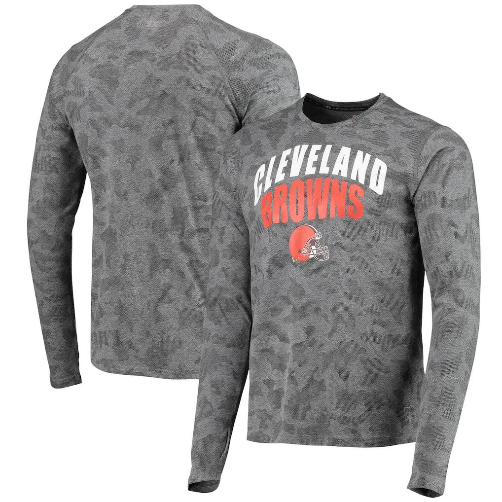 Cleveland Browns  MSX by Michael Strahan Camo Performance Long Sleeve T-Shirt