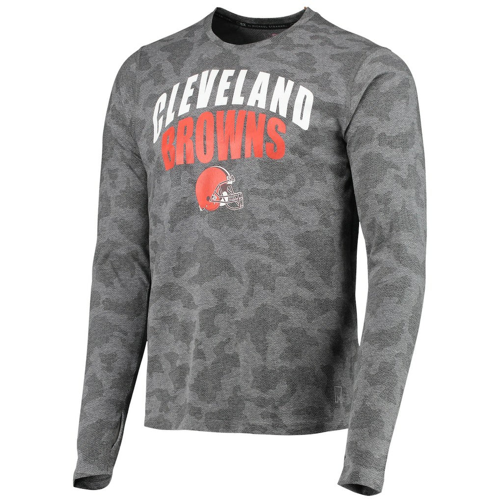 Cleveland Browns  MSX by Michael Strahan Camo Performance Long Sleeve T-Shirt