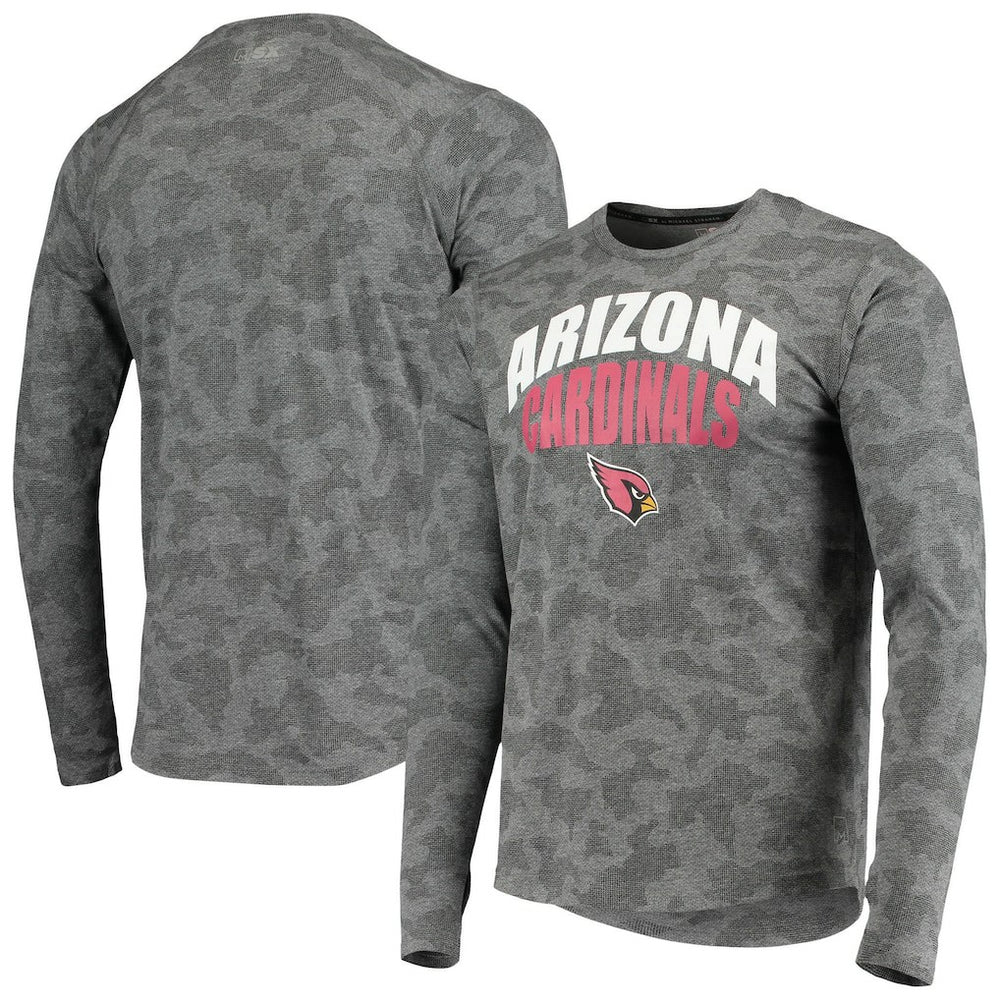 Arizona Cardinals  MSX by Michael Strahan Camo Performance Long Sleeve T-Shirt