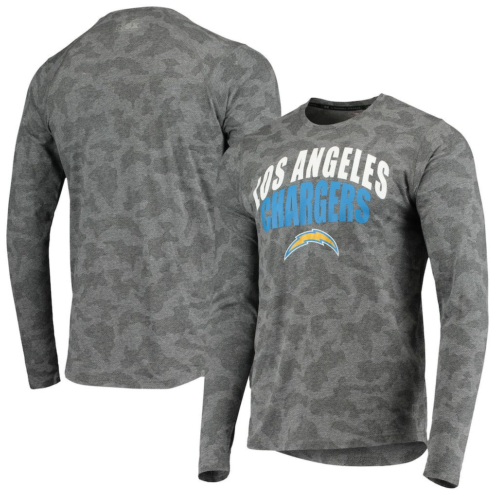 Los Angeles Chargers  MSX by Michael Strahan Camo Performance Long Sleeve T-Shirt