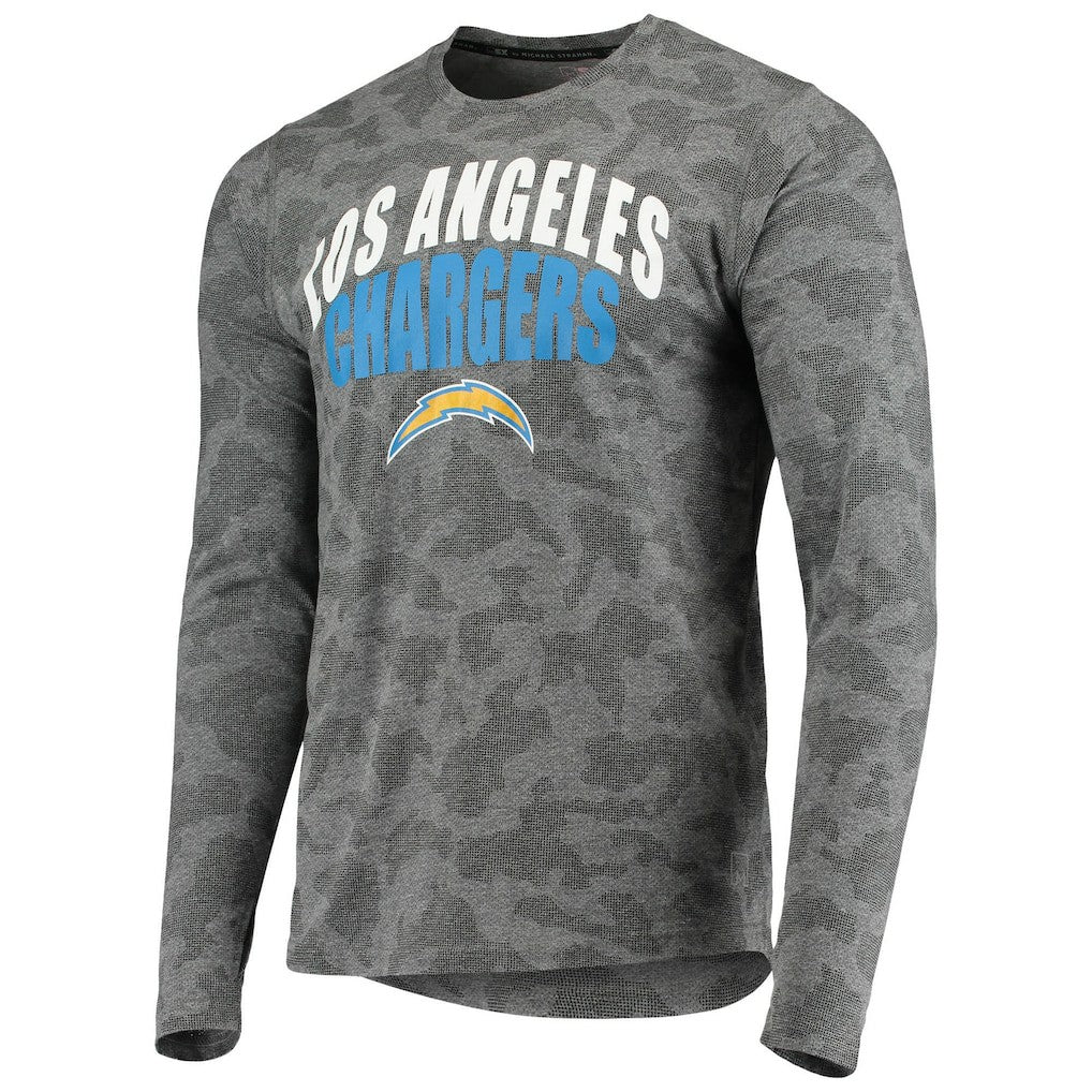 Los Angeles Chargers  MSX by Michael Strahan Camo Performance Long Sleeve T-Shirt