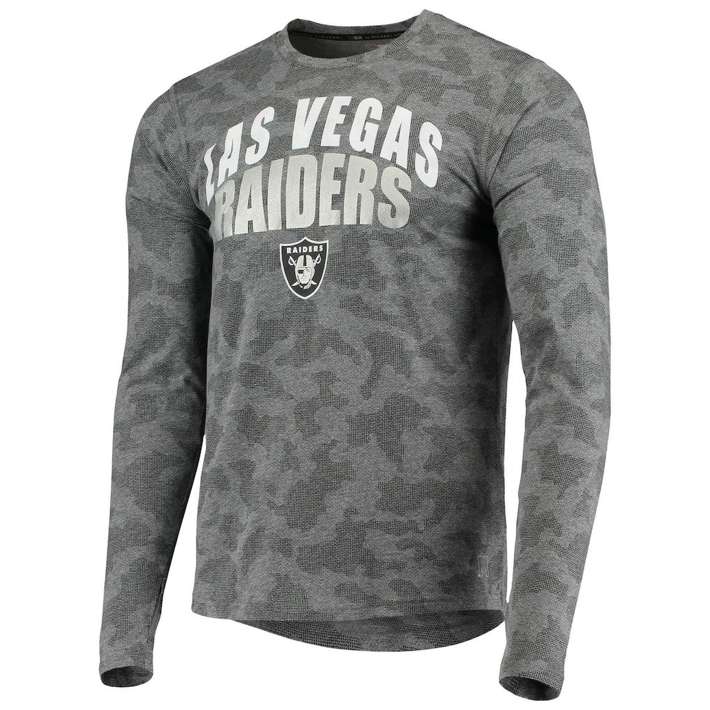 Las Vegas Raiders  MSX by Michael Strahan Camo Performance Long Sleeve T-Shirt