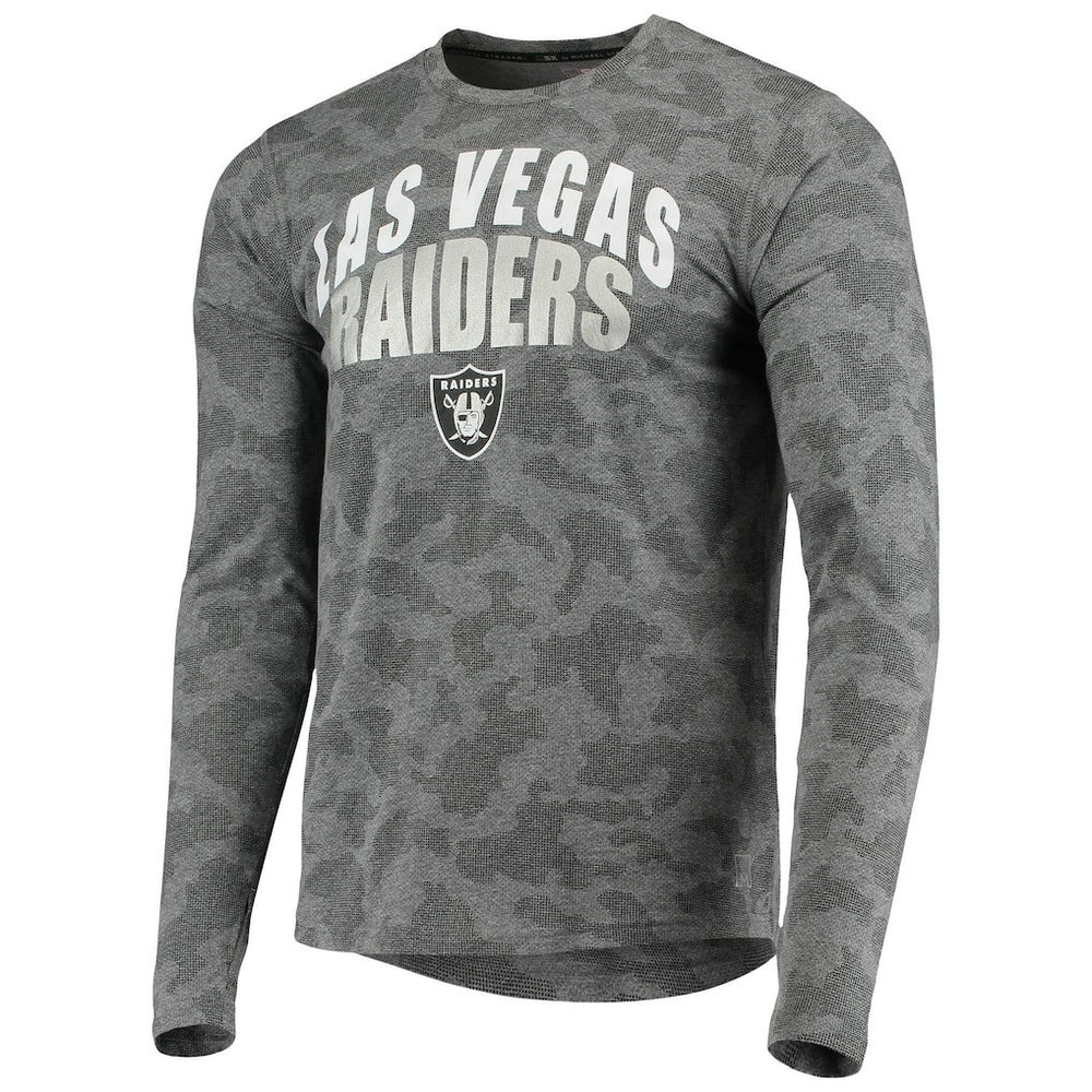 Las Vegas Raiders  MSX by Michael Strahan Camo Performance Long Sleeve T-Shirt