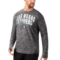 Las Vegas Raiders  MSX by Michael Strahan Camo Performance Long Sleeve T-Shirt