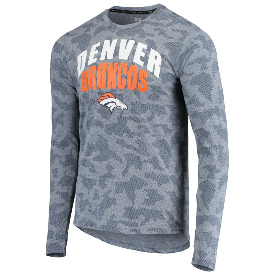Denver Broncos  MSX by Michael Strahan Camo Performance Long Sleeve T-Shirt