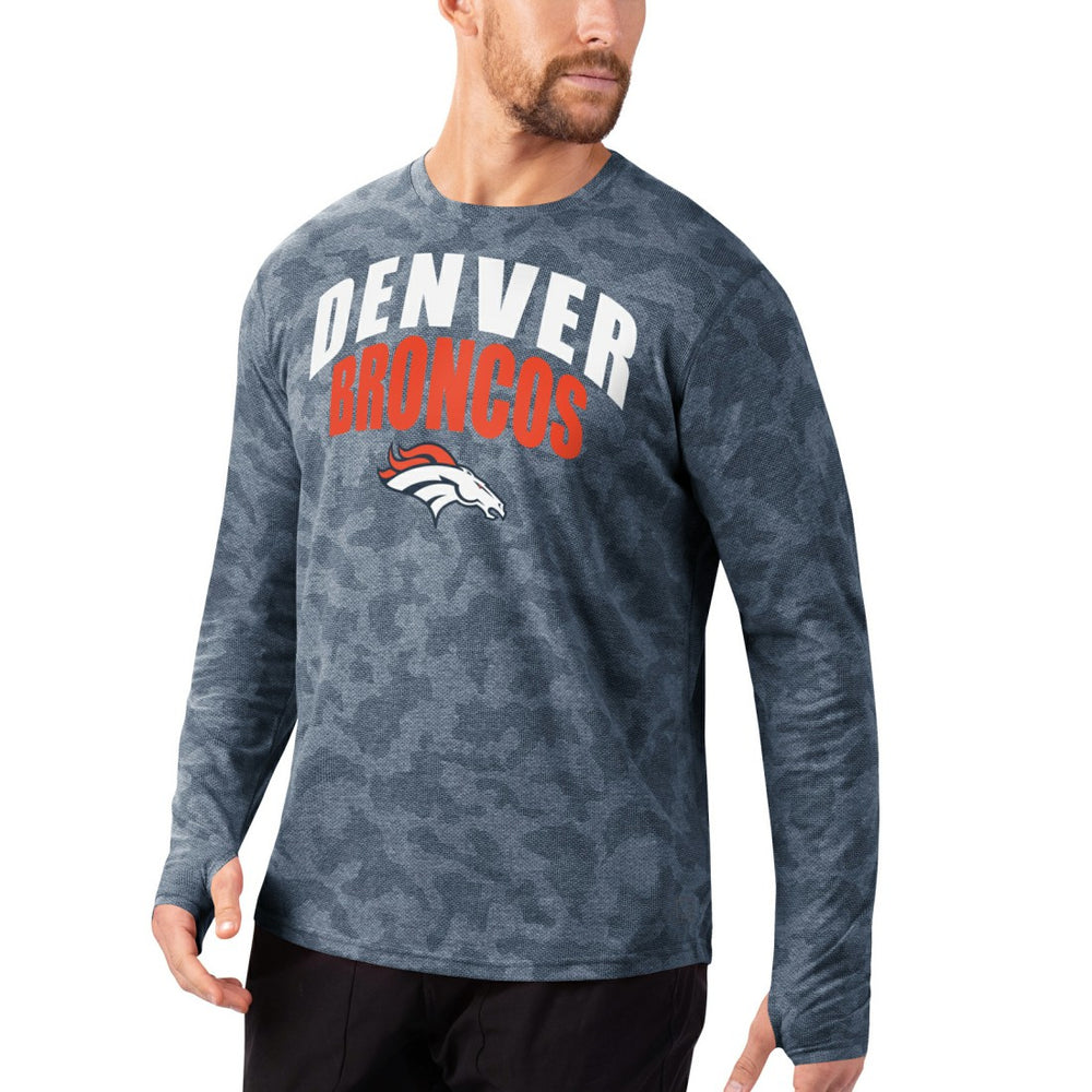 Denver Broncos  MSX by Michael Strahan Camo Performance Long Sleeve T-Shirt
