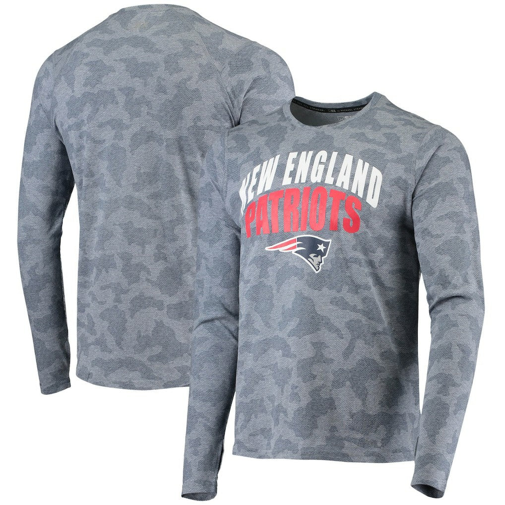 New England Patriots  MSX by Michael Strahan Camo Performance Long Sleeve T-Shirt