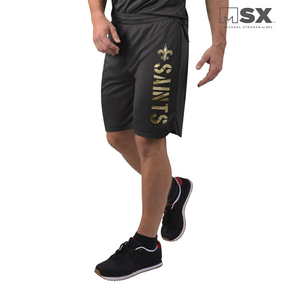 New Orleans Saints  MSX by Michael Strahan Training Shorts