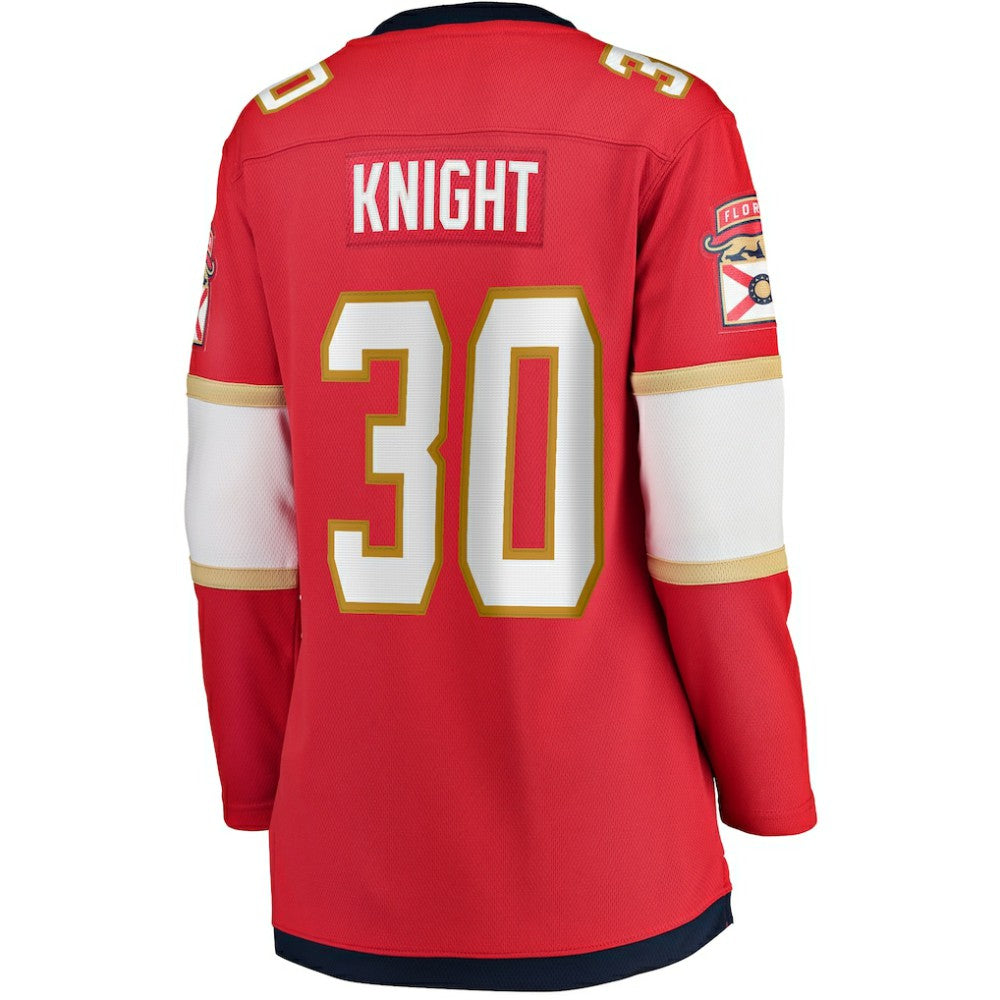 Spencer Knight Florida Panthers Fanatics Women's Home Breakaway Jersey For Sale