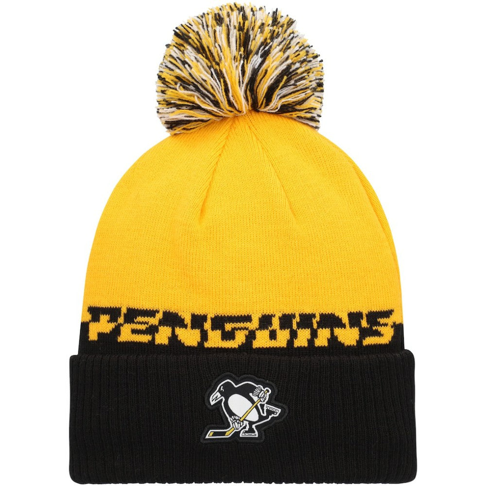 Pittsburgh Penguins adidas COLD.RDY Cuffed Knit Hat with Pom Sale