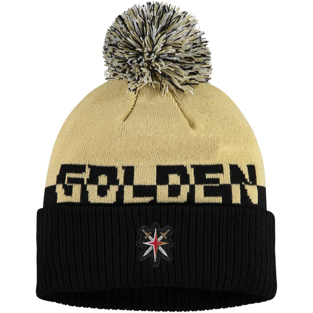 Vegas Golden Knights adidas COLD.RDY Cuffed Knit Hat with Pom Sale