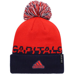 Washington Capitals adidas COLD.RDY Cuffed Knit Hat with Pom Online
