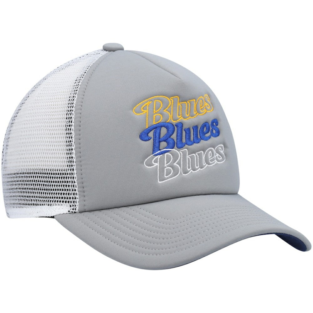 St. Louis Blues adidas Women's Foam Trucker Snapback Hat Discount
