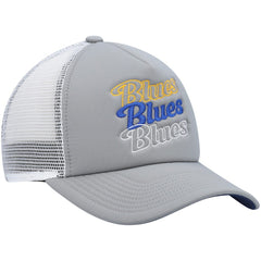 St. Louis Blues adidas Women's Foam Trucker Snapback Hat Discount