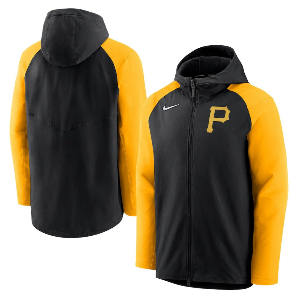 Pittsburgh Pirates Nike Authentic Collection Performance Raglan Full-Zip Hoodie | MLB Online