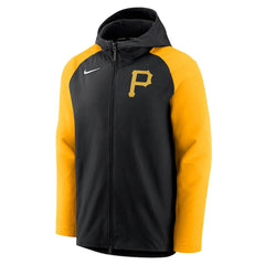 Pittsburgh Pirates Nike Authentic Collection Performance Raglan Full-Zip Hoodie | MLB Online