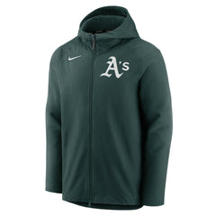 Athletics Nike Authentic Collection Performance Raglan Full-Zip Hoodie | MLB Discount