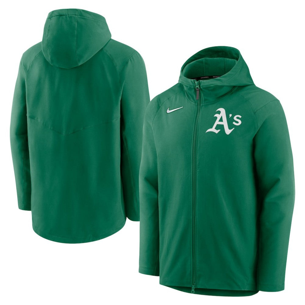 Athletics Nike Authentic Collection Performance Raglan Full-Zip Hoodie | MLB Near me
