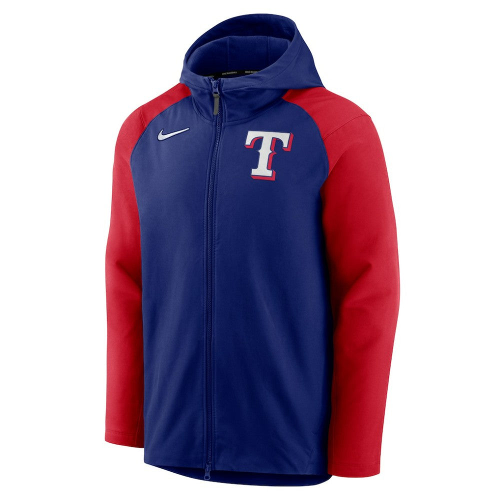 Texas Rangers Nike Authentic Collection Performance Raglan Full-Zip Hoodie | MLB Online