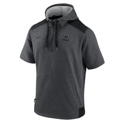Miami Marlins Nike Authentic Collection Dry Flux Performance Quarter-Zip Short Sleeve Hoodie | MLB Online