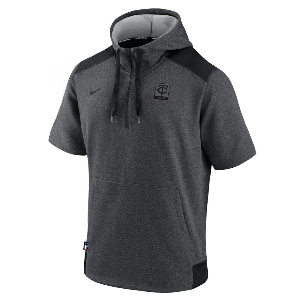 Minnesota Twins Nike Authentic Collection Dry Flux Performance Quarter-Zip Short Sleeve Hoodie | MLB Online