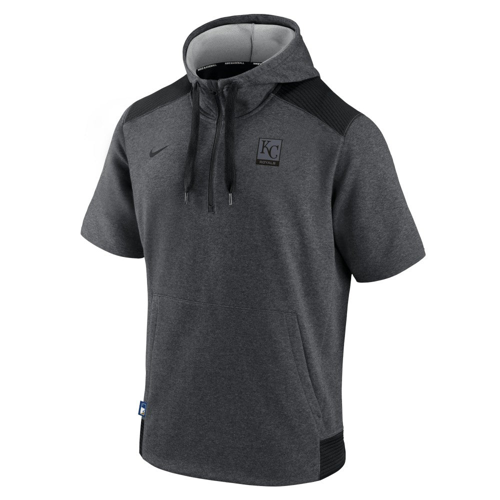 Kansas City Royals Nike Authentic Collection Dry Flux Performance Quarter-Zip Short Sleeve Hoodie | MLB US