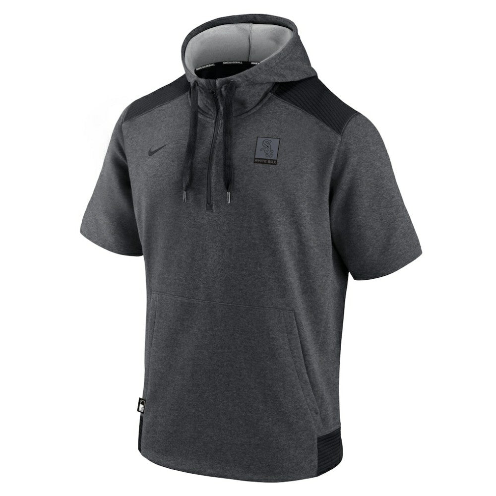 Chicago White Sox Nike Authentic Collection Dry Flux Performance Quarter-Zip Short Sleeve Hoodie | MLB Outlet