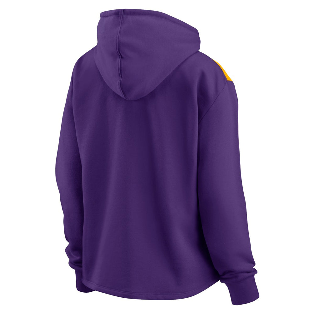 Los Angeles Lakers Women's Overslide Quarter-Zip Fleece Hoodie Discount