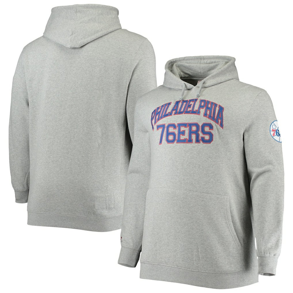 Philadelphia 76ers Hardwood Classics Big & Tall Throwback Pullover Hoodie On Sale